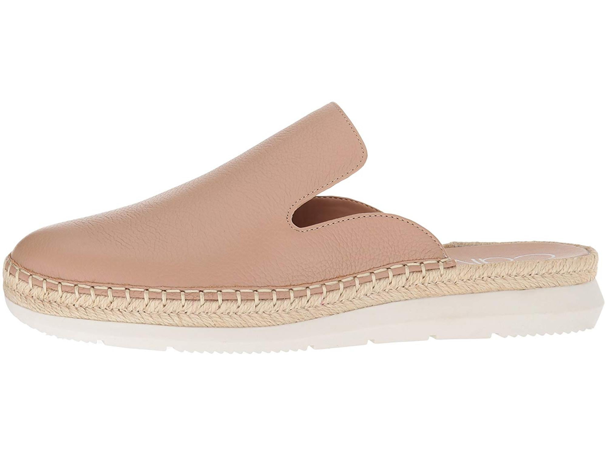 calvin klein verie espadrille loafer mule