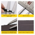 thumbnail image 3 of ZheElen Angles avec Style Séparateur Fixe Réglable en Couleur Argent Exploration Angle Protracteur, 3 of 6