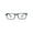 Solid Shiny Black, variant on Optical Quality Rectangular Narrow Thin Plastic Mens Eyeglasses Frame Black Blue