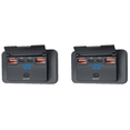 thumbnail image 1 of 2X 4-Ports 12V 108W Dual PD+Dual QC3.0 USB Charger W/ Digital Voltmeter Switch Socket Power Outlet Panel Adapter, 1 of 6