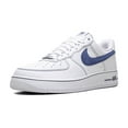 thumbnail image 4 of NIKE MENS Air Force 1 '07 LV8 "White Deep Royal Contrast Stitch" HQ2037 100 from Stadium Goods, 4 of 8