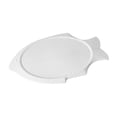 thumbnail image 3 of White Sushi Plate for Home Use FishShaped Design Suitable for Restaurants 9.5 Inch, 3 of 4
