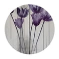 thumbnail image 4 of WYYP Flowers Vase Wood Background Round Tablecloth Waterproof Polyester Fiber Full Width Single-Sided Printing White, 4 of 8