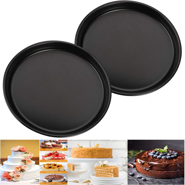 2 Pcs Cake Pan Baking Molds Sets, 9In, 6In Round Cake Pans Nonstick
