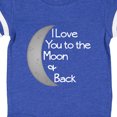 thumbnail image 4 of Inktastic I Love You to the Moon & Back. Boys or Girls Baby Bodysuit, 4 of 5