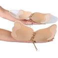 thumbnail image 7 of ToBeInStyle Women's Reusable Velcro and Adhesive Angel Wing Bra - Beige - A-Cup, 7 of 7
