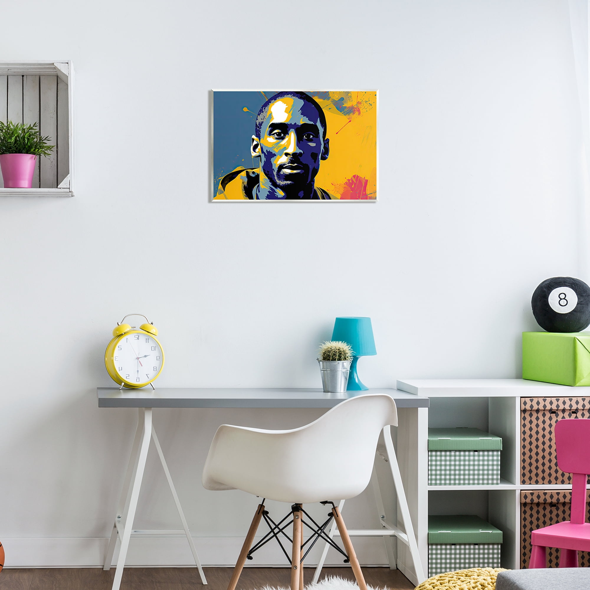 Stupell Industries Abstract Paint Pop Kobe Abstract Painting Unframed Art Print Wall Art, 19 x 13