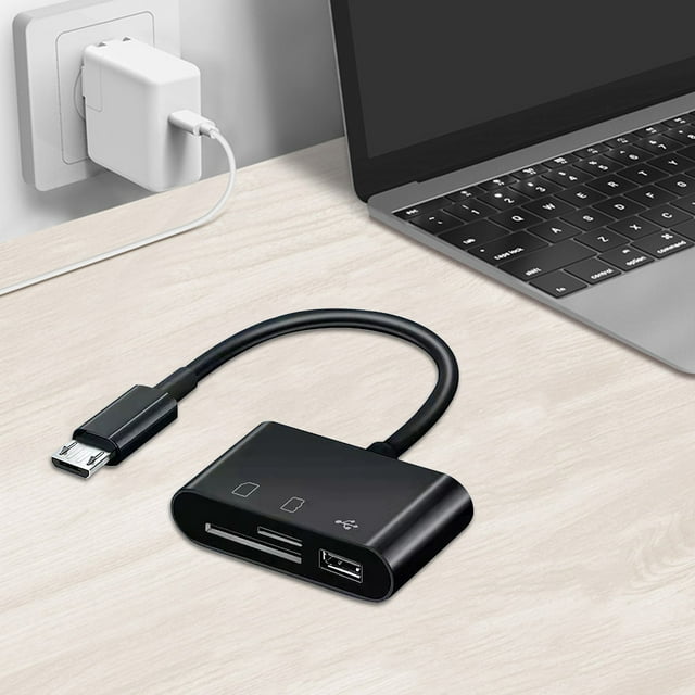 Oliegs Heated Blanket Micro-USB Card Reader Mobile Phone Computer Multi-function OTG2.0 Chocolate