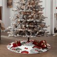 thumbnail image 4 of Rateoe Rabbit And Hedgehog Pattern Christmas Tree Skirt with Ties , Christmas Tree Decorations, Farmhouse Christmas Decor Xmas Holiday Decorations-36", 4 of 6