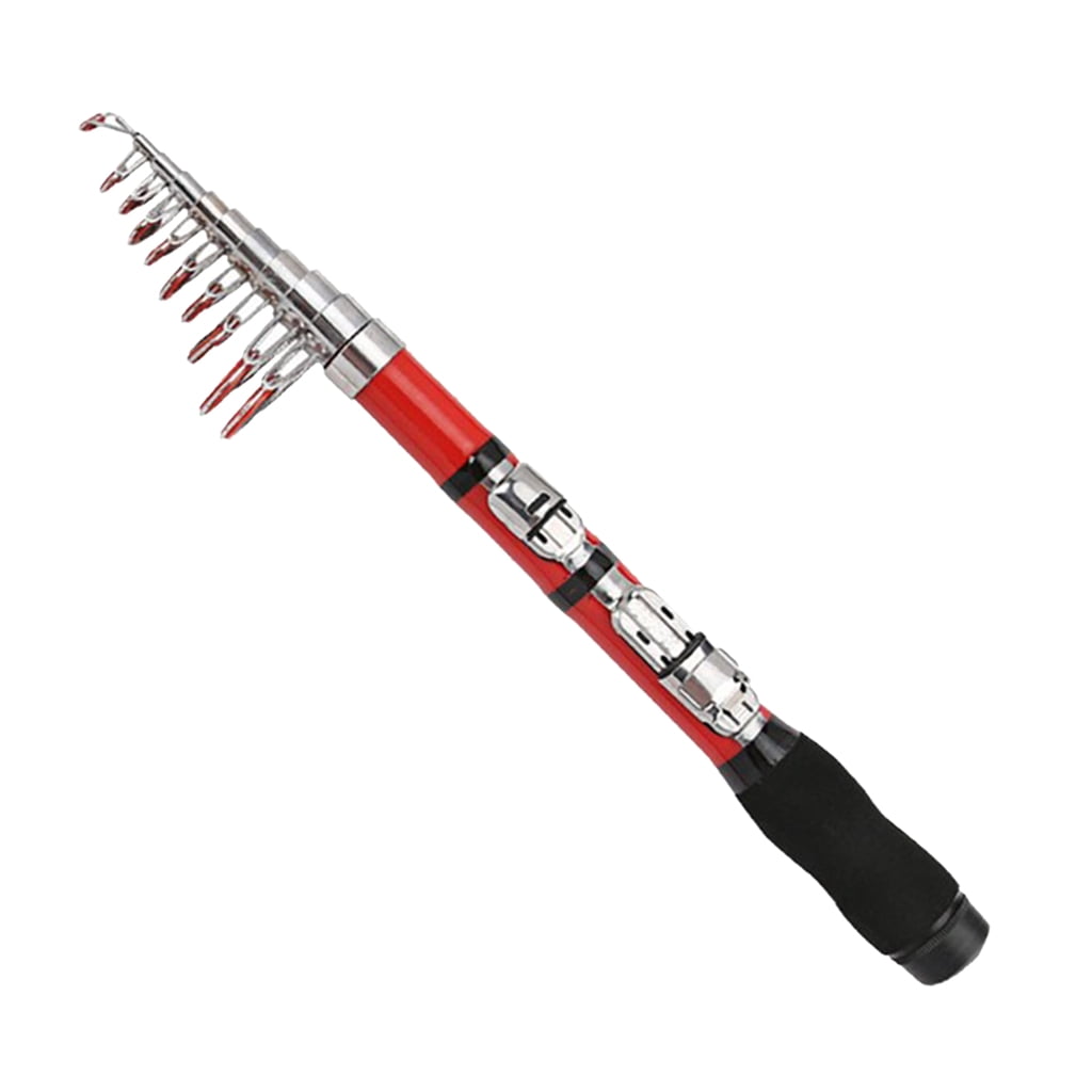 Telescopic Fishing Rod Carp Feeder Rod Collapsible Gear Carbon 2.1m