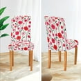 thumbnail image 3 of Yayeee 2 Pack Dining Chair Covers Stretch Parson Chairs Slipcovers Seat Protector, Pink Floral, 3 of 6