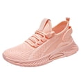thumbnail image 2 of Gym Shoes Women,Tennis Shoes Womens,Women's Fashion Trail Running Shoes,Lightweight Mesh Breathable Sneakers,Outdoor Low Top Casual Sneakers,for Travel Mountaineering Running Training Fitness,Pink,6, 2 of 9