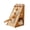 Sisal Ball on Top, variant on Cat Scratching Post with Cat House, Sisal Ramp Scratcher and 3 Balls, Wood Grain