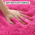 thumbnail image 6 of TWINNIS Shag Area Rug,9'x12'Soft Fluffy Area Rugs for Living Room Bedroom Kids Room Carpet,Hot Pink, 6 of 7