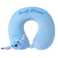 thumbnail image 1 of Almohada de viaje para cuello MINISO Disney Stitch, espuma viscoelástica, lavable, 1 of 7