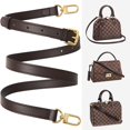 thumbnail image 4 of RICLVS Sangle Bandoulière en Cuir Véritable Réglable pour Sac à Main (Café), 4 of 4