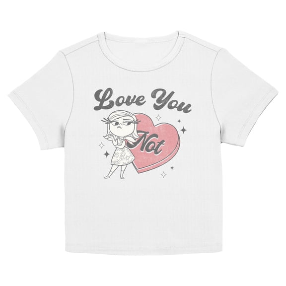 Juniors Inside Out Disgust Love You Not T Shirt