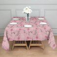 thumbnail image 2 of 60x60 Inch Waterproof Square Tablecloth, Thickened Polyester Table Cover for Dining & Parties, Floral Print, 2 of 6