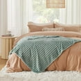 Bedsure Sage Green Fleece Twin Blanket for Couch Super Soft Cozy