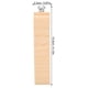 thumbnail image 5 of Herramienta de cuero Manual cuero papel de lija de madera bloque de lijado de madera papel de lija de madera durabilidad extendida Jadeshay A, 5 of 8