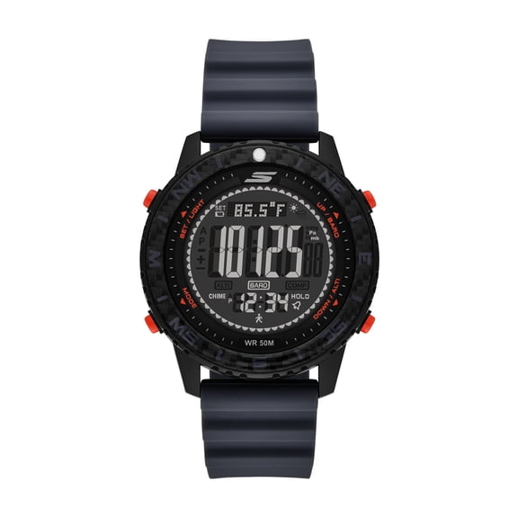 Skechers Men's Adventure Sport Gray Silicone Watch