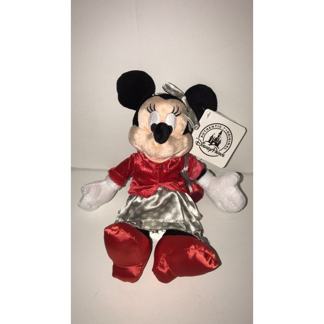 Disney Parks Minnie Mouse 9in City Plush nuevo con etiquetas Disney No
