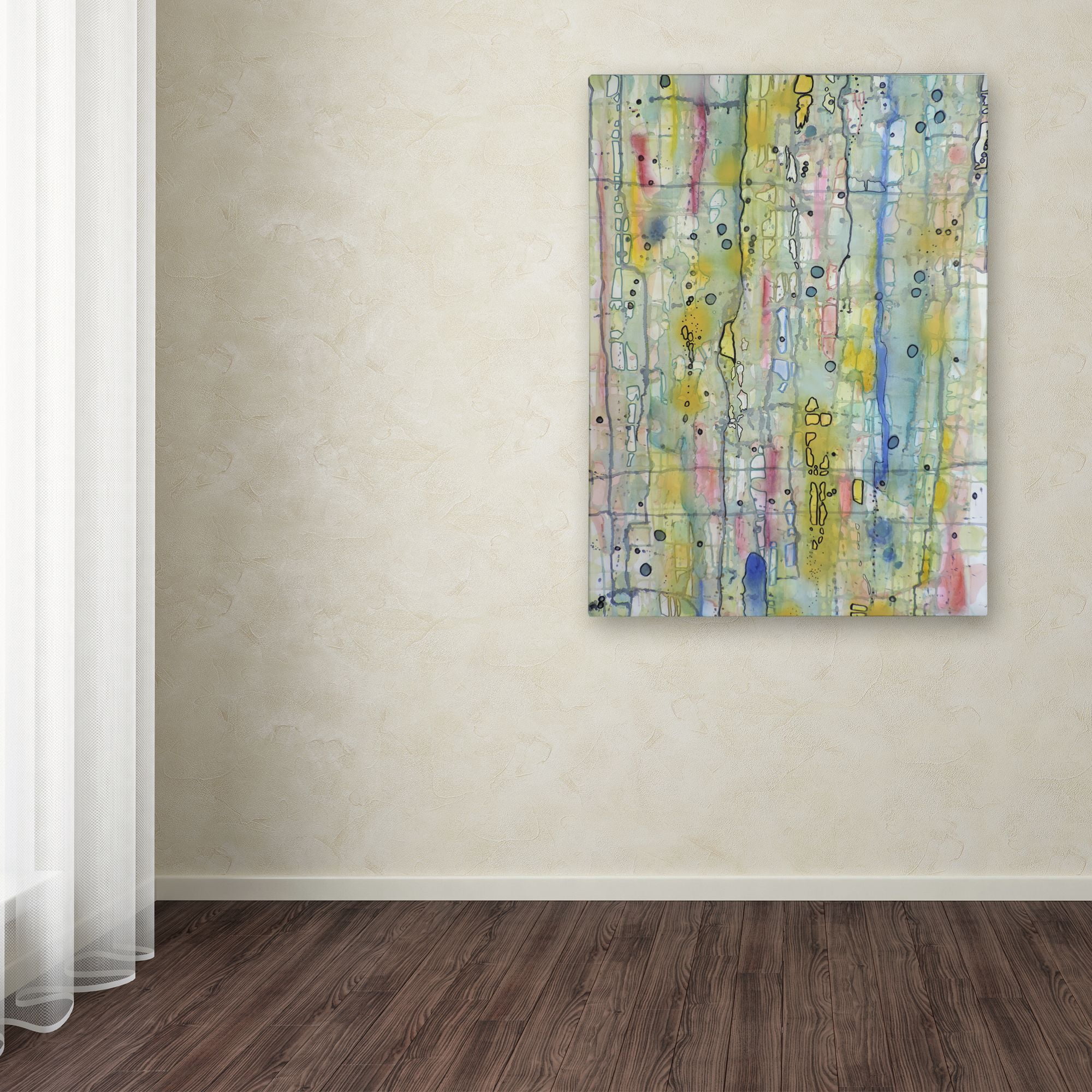 Trademark Fine Art "Air du Temps 1" Canvas Art by Sylvie Demers