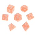 thumbnail image 2 of Poliédrico Dados Diferentes Números Juego Rompecabezas Grabado Regalos Rosa Claro Sunnimix Dados digitales, 2 of 8