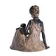 thumbnail image 2 of Estatuil de hijo de tribu africana, adornos Retro, escultura artesanal para estantería de oficina perfecl mami hijo estatuilla, 2 of 8