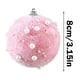thumbnail image 3 of Juego de 6 Bolas Navideñas Colgantes Irrompibles de Poliéster Multicolor de 8 Cm | Decoración para Fiestas, Interiores y Exteriores, Guirnalda para El Árbol de Navidad, 3 of 6