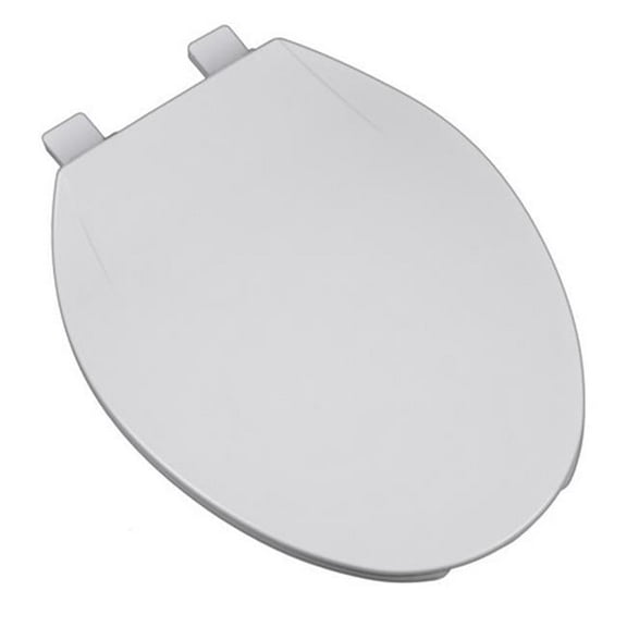 Plumbing Technologies 3F1E1-00 Deluxe Plastic Round Front Contemporary Design Toilet Seat- White