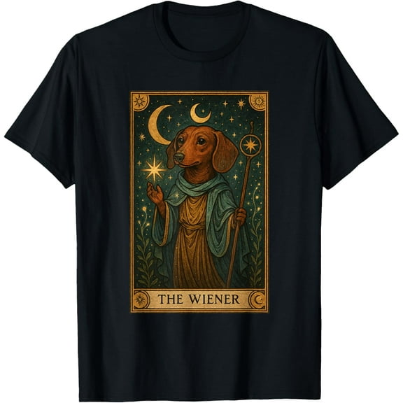 Sam Soft Dachshund Doxie Dog Tarot Wiener Dog T-Shirt