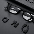 thumbnail image 4 of Eyeglass Ear Grips, Anti Slip Soft Silicone Glasses Ear Hooks, No-slip Comfort Eyeglasses Ear Grip Sleeve Retainer for Reading Glasses Sunglasses Sports Glasses to Stop Sliding, 0.48x1.3 inch, 4 of 4