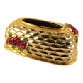 thumbnail image 1 of Funda para caja de pañuelos faciales, organizador de pañuelos, contenedor, soporte para servilletas. oro rojo, 1 of 6