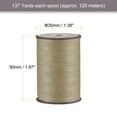 thumbnail image 2 of Unique Bargains Khaki Polyester Waxed Thread, 137 Yards, 2 of 5