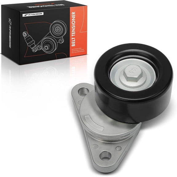A-Premium Belt Tensioner Assembly with Pulley Compatible with GMC Acadia, Canyon & Chevrolet Camaro, Colorado, Blazer & Buick LaCrosse, Regal Sportback & Cadillac CTS, XT5, ATS, CT6, XT6, CT5