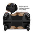 thumbnail image 4 of Daiia Coffee Gnome (1) Luggage Cover, Thickened Washable Travel Luggage Covers, Elastic Unique Baggage Covers for 18-20 inch Luggage-Medium, 4 of 9