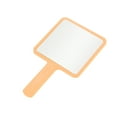 thumbnail image 4 of Unique Bargains Portable Square Handheld Mirror 1 Pc Orange 6.3"x3.54"x0.24", 4 of 5