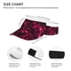 thumbnail image 3 of Balery Burgundy Tie Dye Gorra deportiva con visera ajustable para mujer y hombre (talla única), 3 of 7