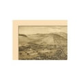 thumbnail image 3 of Historic Panoramic View - Poultney Vermont - Burleigh 1886 - 23 x 31.54 - Vintage Wall Art, 3 of 5