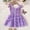 Purple, variant on Dress Girls Cartoon Birthday Dresses for Girls Toddler Puffy Dress 18-24 Months