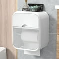 thumbnail image 1 of Dispensador de toallas de mano, Dispensador de toallas de papel, Dispensador multifunción para baño, Blanco, 1 of 5