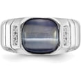 thumbnail image 4 of Avariah Diamonds Solid 10k White Gold Gents Ring Mounting no stones included, 4 of 8