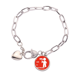 thumbnail image 1 of Superficie de pintura Pulsera de cadena de corazón joyería encanto moda, 1 of 3