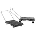 thumbnail image 3 of Triple Trolley with User Friendly Handle, Standard Duty with 5 In Casters, Black, 3 of 6