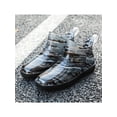 thumbnail image 5 of SIMANLAN Women's Garden Shoes Slip Resistant Waterproof Booties Lightweight Rain Boots Ladies Comfort Work Shoe Womens Wide-Calf Rainboot Camouflage Gray 10, 5 of 5