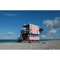 thumbnail image 2 of Patriotic Lifeguard Tower South Wall Mural by Wallmonkeys Peel and Stick Graphic (24 in W x 16 in H) WM117671, 2 of 4