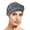 Grey, variant on White Headband for Women Braid Hat Muslim Ruffle Cancer Turban Wrap Cap