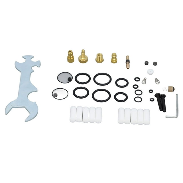 Air Compressor Repair Kit, Air Compressor Replacement Parts Easy To Install Aging Resistant Metal and PVC for Manual Pump