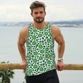 thumbnail image 6 of KLL Leopard print St. Patrick's Day Print Men's Muscle Gym Workout Stringer Tank Tops Bodybuilding Fitness T-Shirts Tank Tops Men-XX-Large, 6 of 7